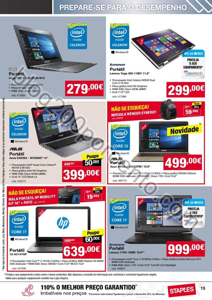 Antevisão Folheto STAPLES Produtividade de 6 a 18