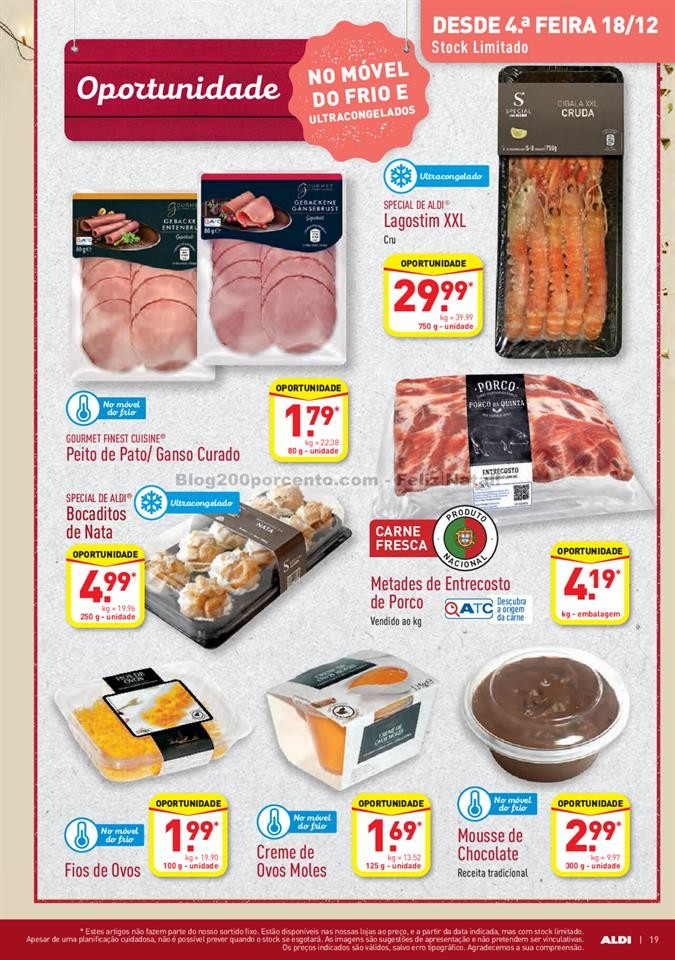 Antevisão Foheto ALDI Promoções a partir de 18 