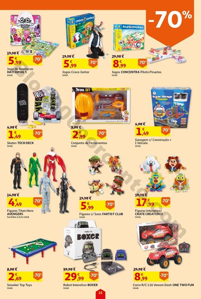 Antevisão Folheto AUCHAN trafego euro promoções