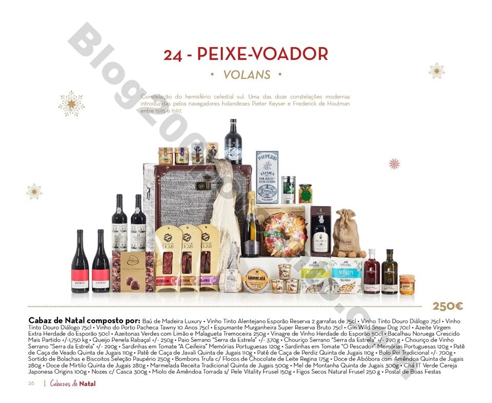 Antevisão Folheto CONTINENTE Cabazes de Natal 201