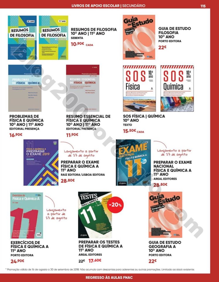 Antevisão Folheto FNAC Regresso às aulas promoç