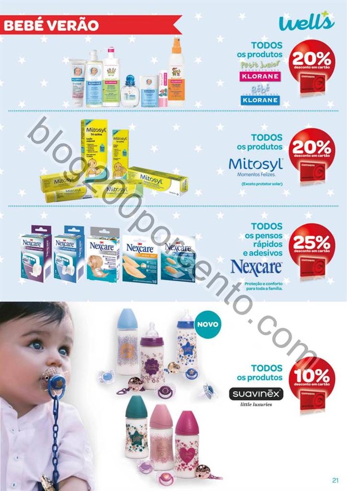 Novo Folheto WELLS Promoções verão de 21 junho 