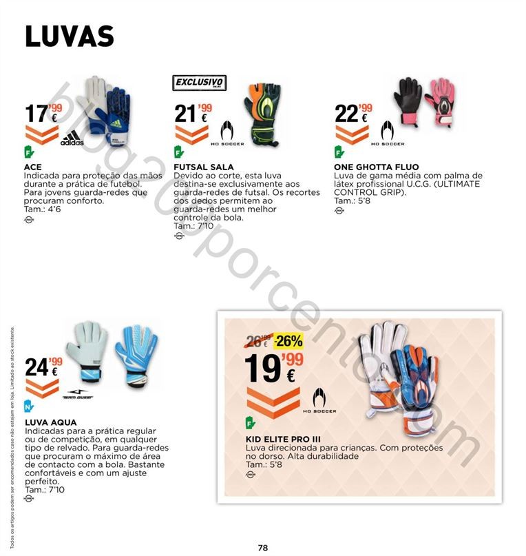 Novo Folheto SPORT ZONE Especial Futebol promoçõ