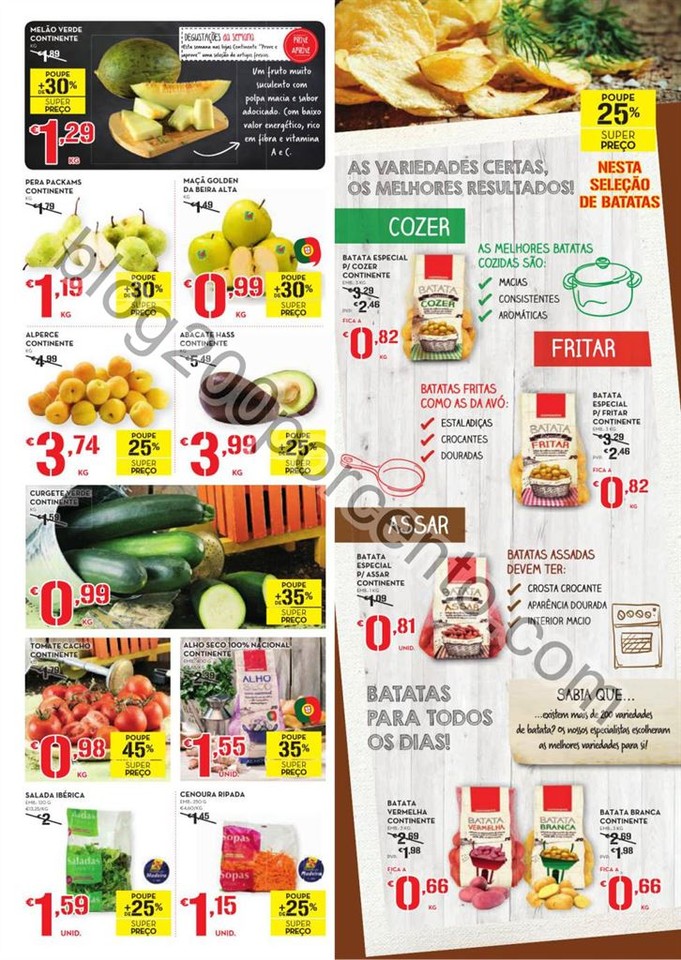 Antevisão Folheto CONTINENTE - MODELO Madeira de 