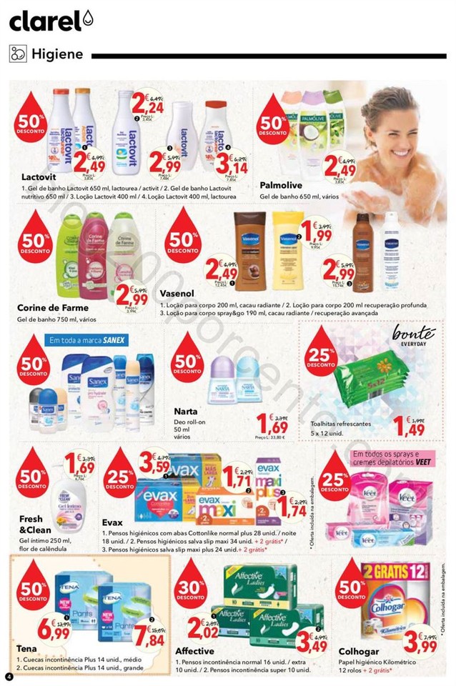 Antevisão Folheto CLAREL promoções de 23 fevere