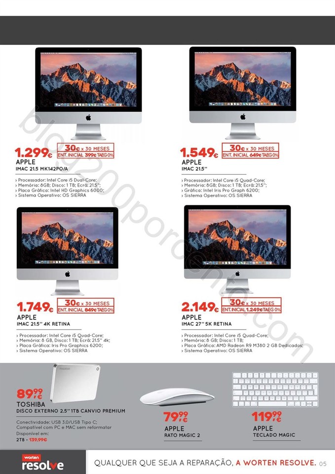 Antevisão Folheto WORTEN Especial Tecnologia de 2