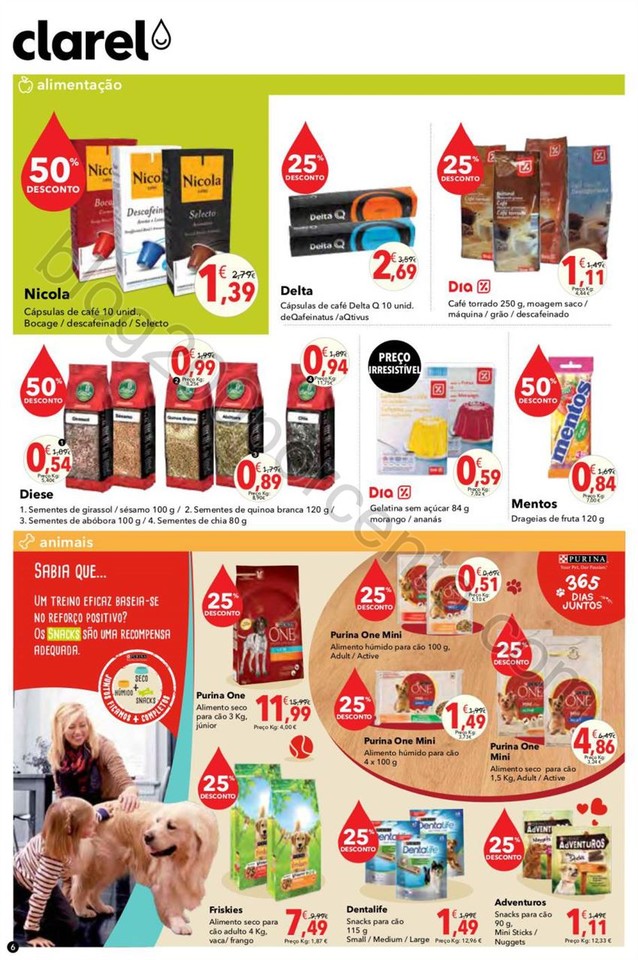 Antevisão Folheto CLAREL Promoções de 11 a 24 m