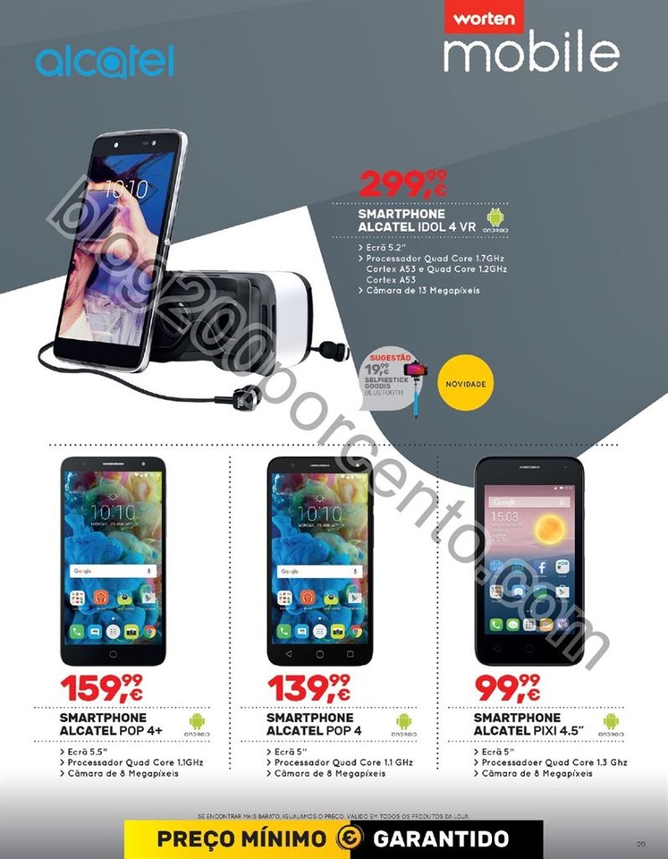 Antevisão Folheto WORTEN Mobile Promoções até 