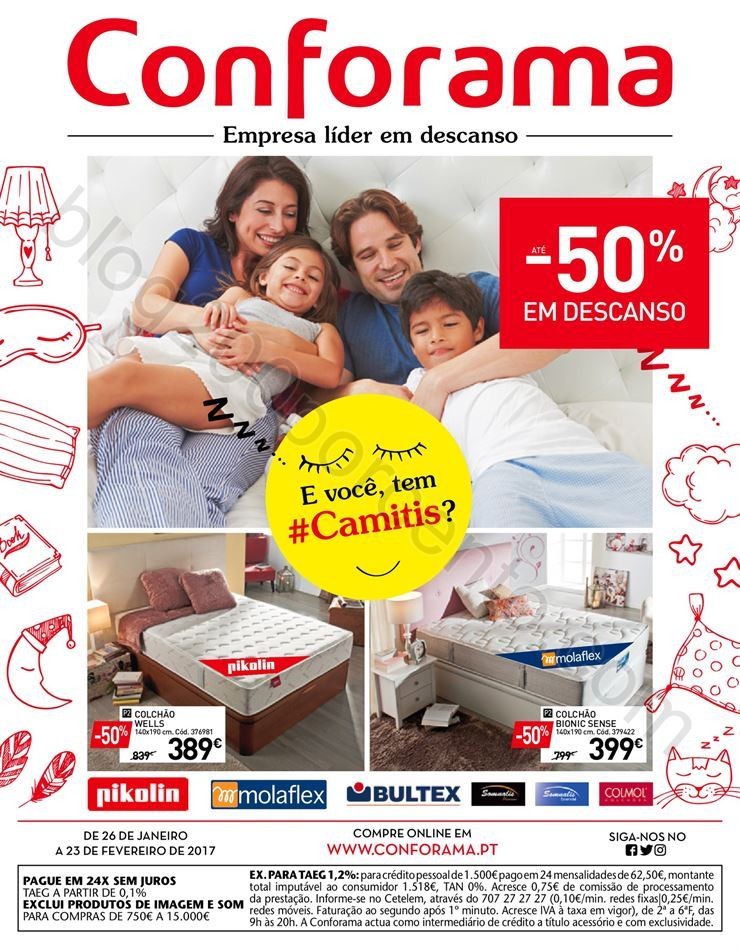 Antevisão Folheto CONFORAMA Promoções de 26 jan