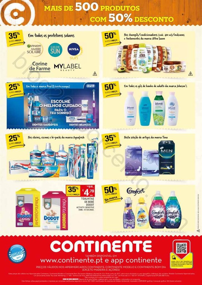 Antevisão Folheto CONTINENTE Fim de semana de 15 