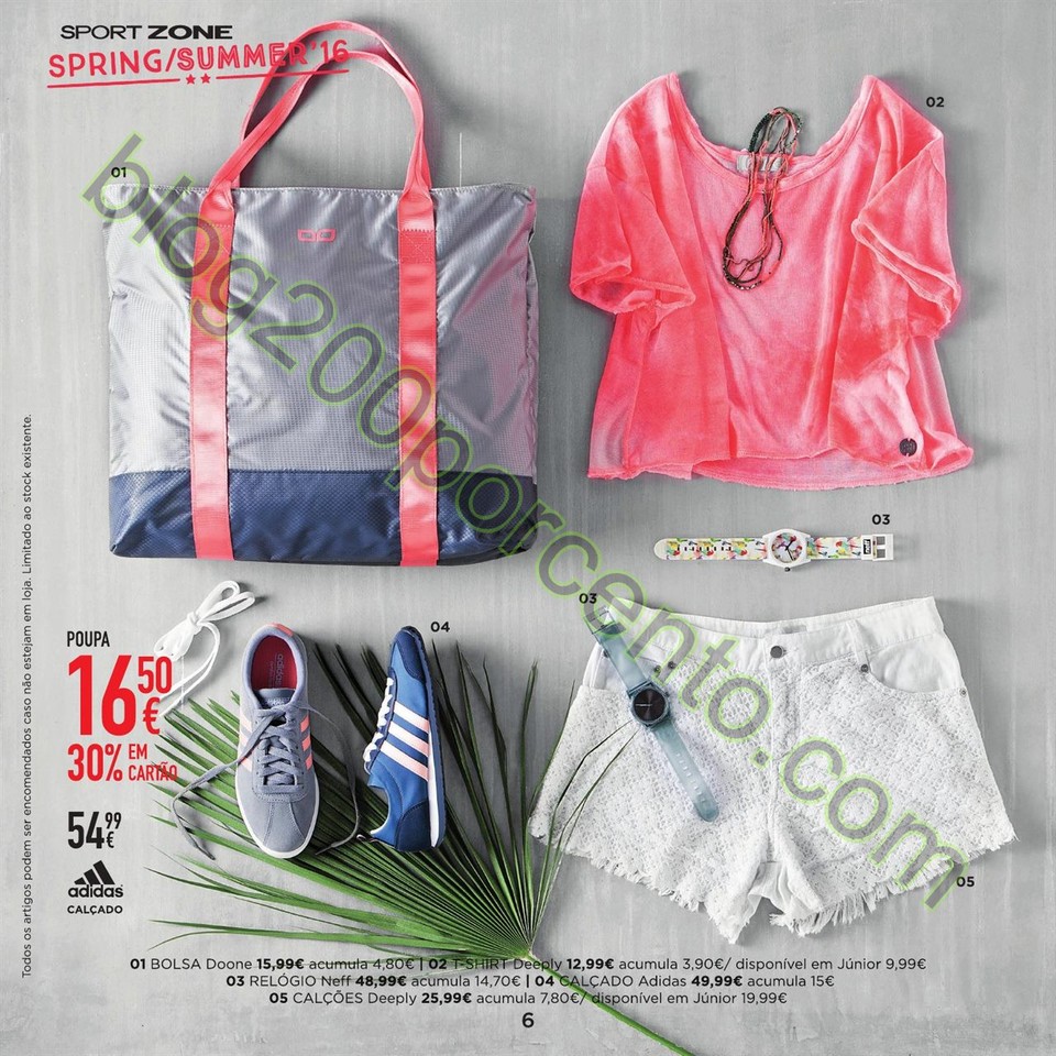 Novo Folheto SPORT ZONE promoções de 9 março a 