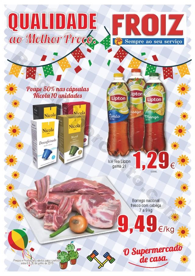 Antevisão Folheto FROIZ Promoções de 6 a 26 jun
