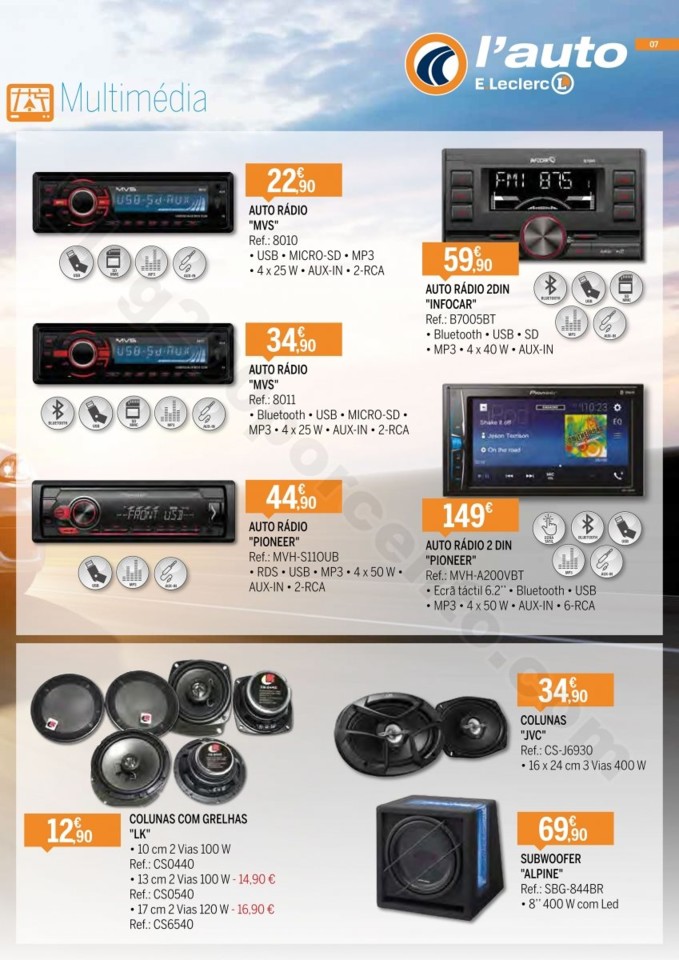 Antevisão Folheto E-LECLERC Auto Promoções de 3
