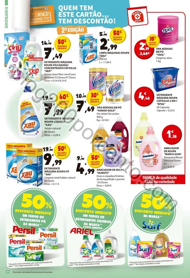 Antevisão Folheto E-LECLERC Promoções de 27 set