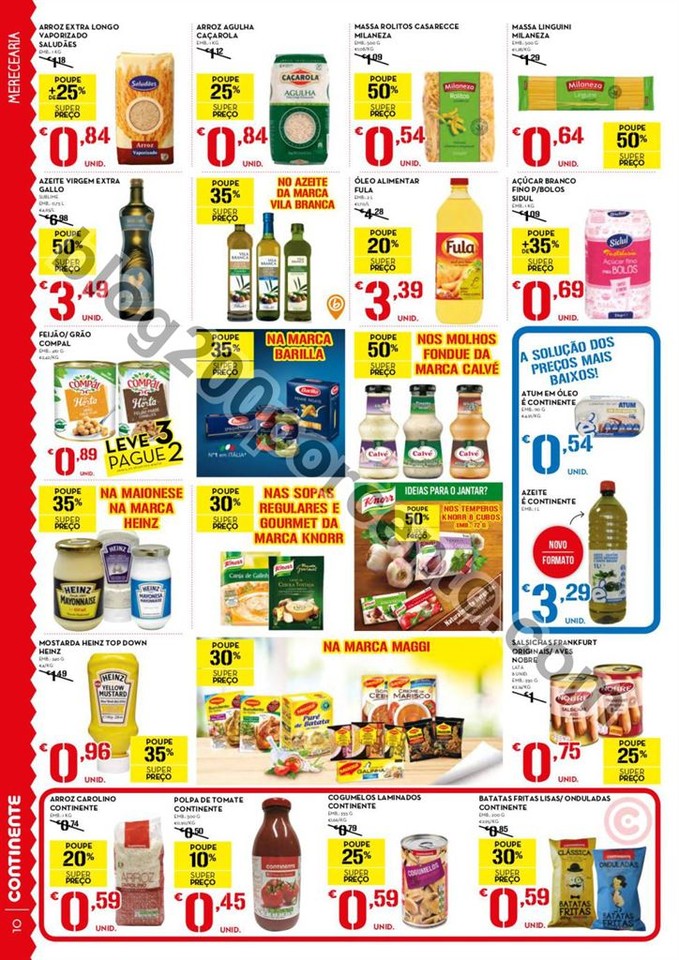Antevisão Folheto CONTINENTE Promoções de 10 a 