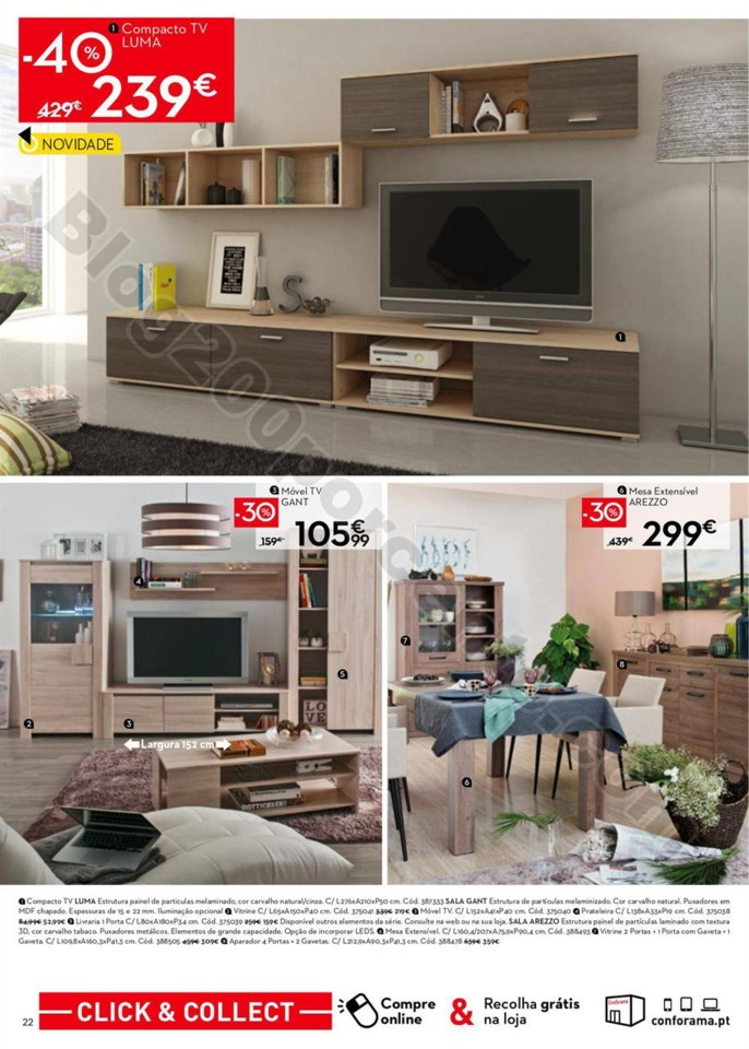 Antevisão Folheto CONFORAMA Promoções de 8 feve