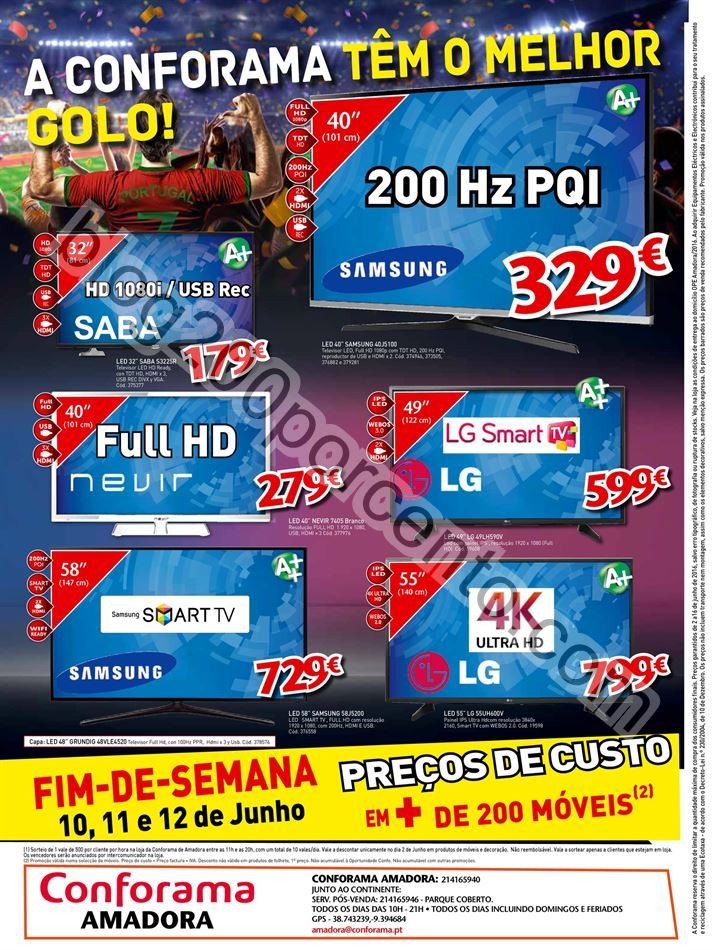 Antevisão Folheto CONFORAMA Amadora de 2 a 16 jun