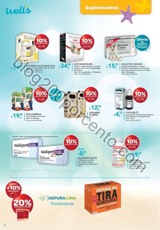 Novo Folheto WELLS promoções de 26 julho a 22 ag
