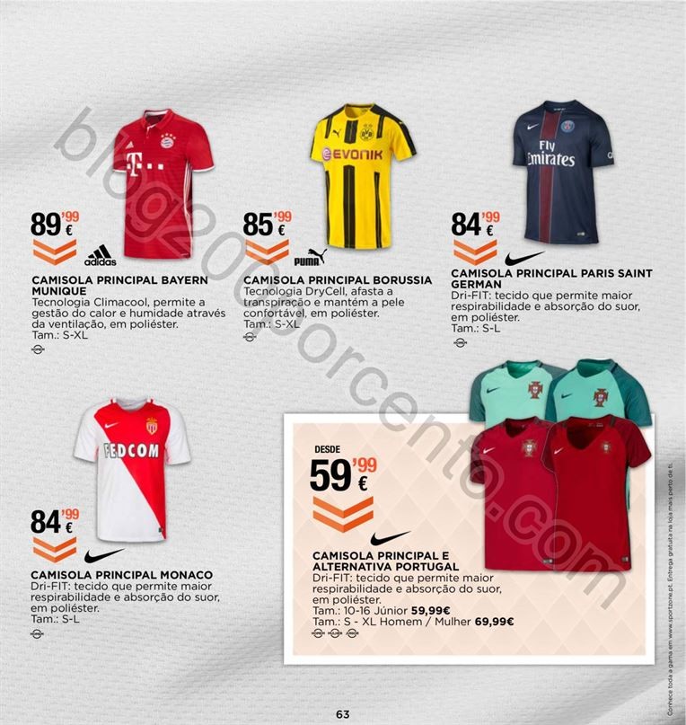 Novo Folheto SPORT ZONE Especial Futebol promoçõ