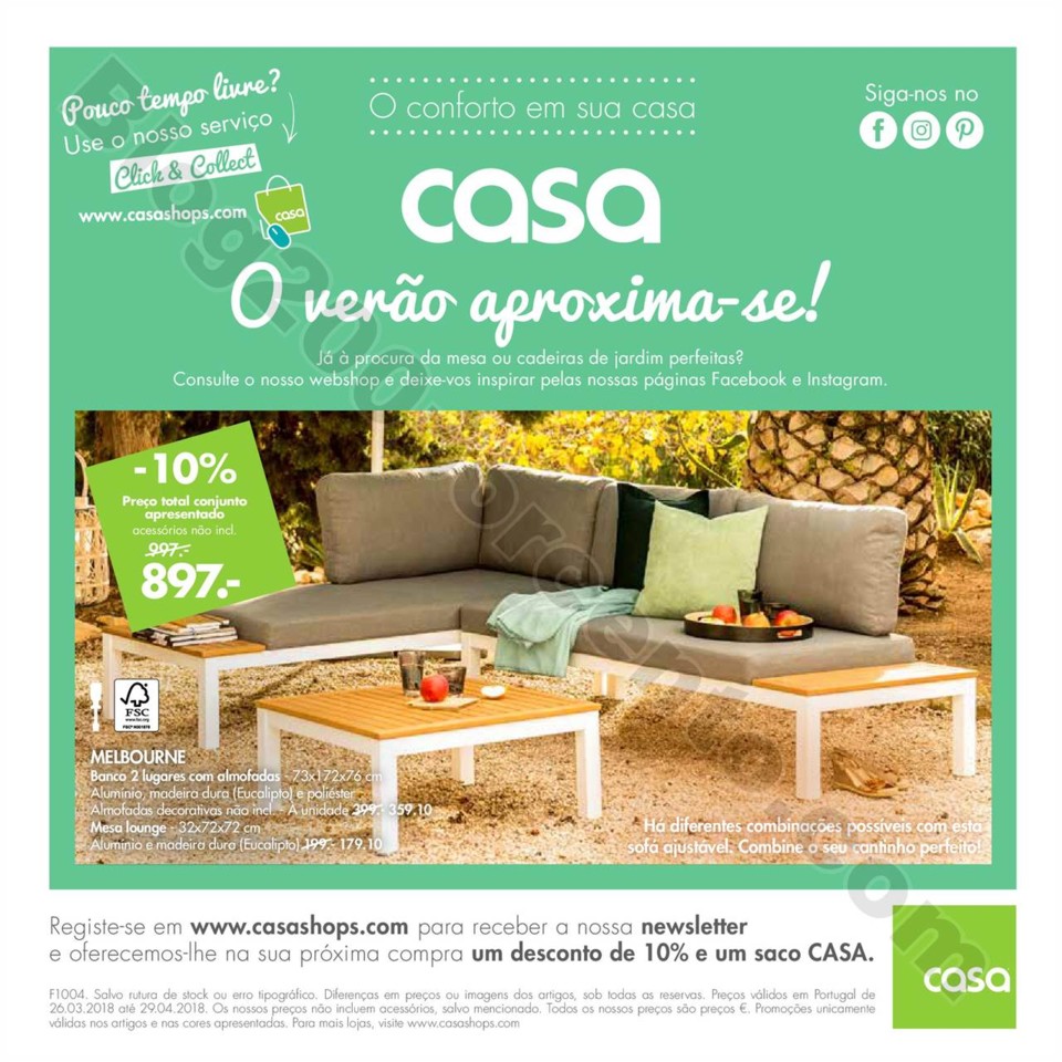 Antevisão folheto CASA Promoções a partir de 26