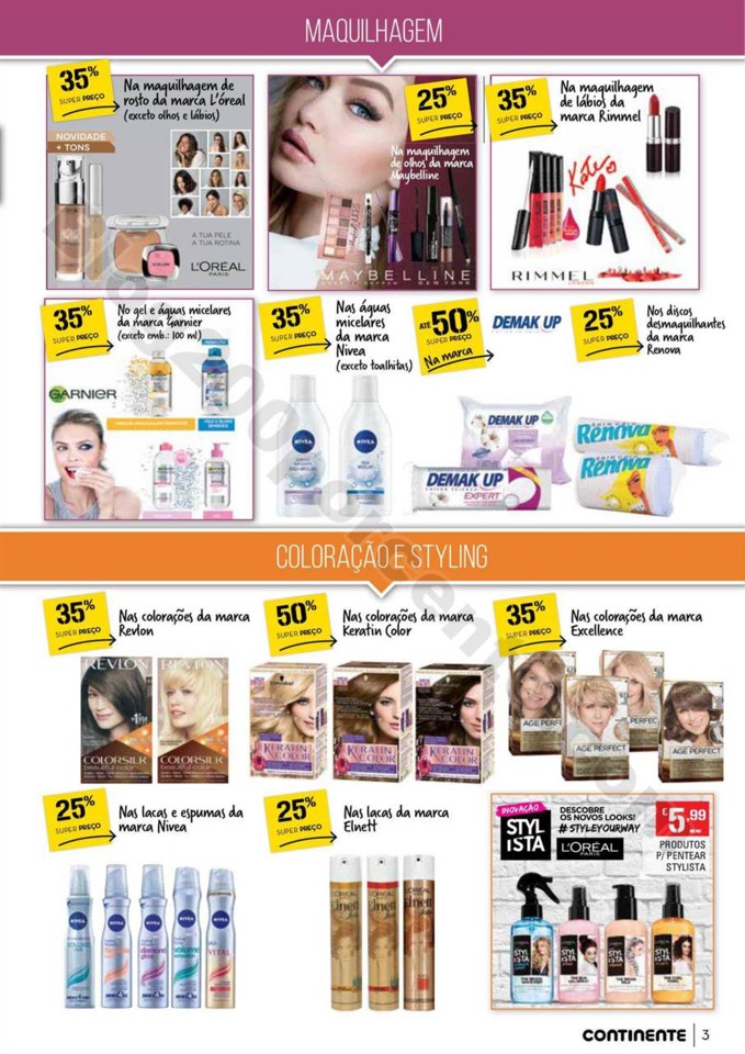 Antevisão Folheto CONTINENTE Extra Beleza promoç