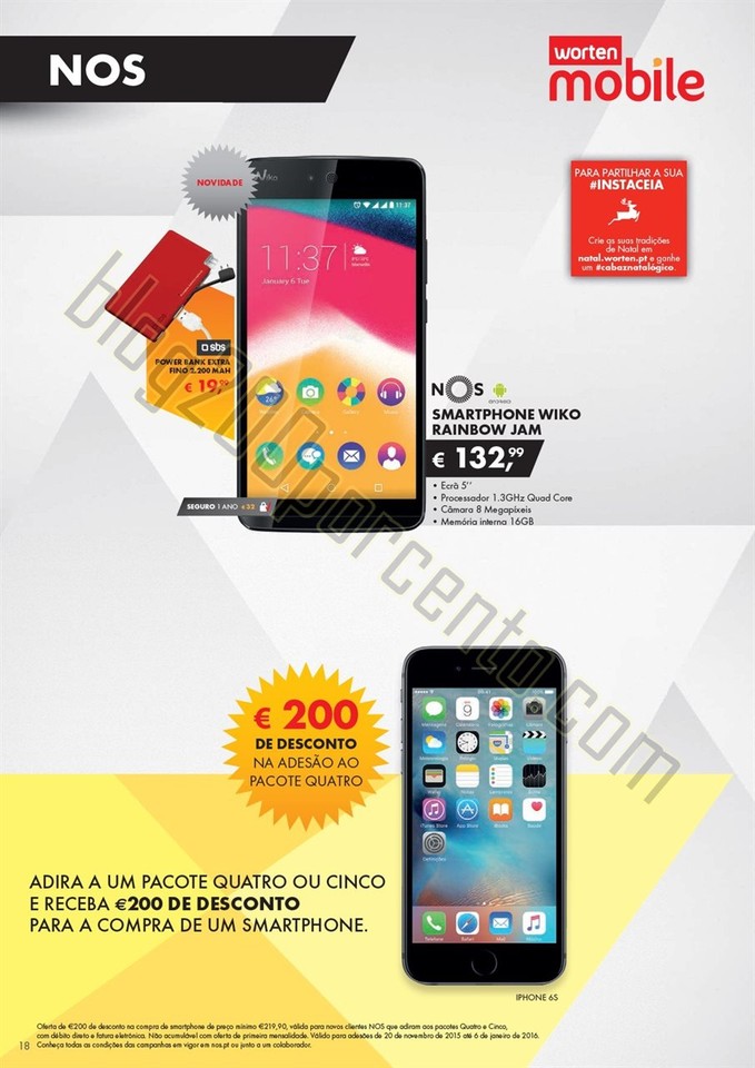 Novo Folheto WORTEN Mobile promoções de 3 a 31 d