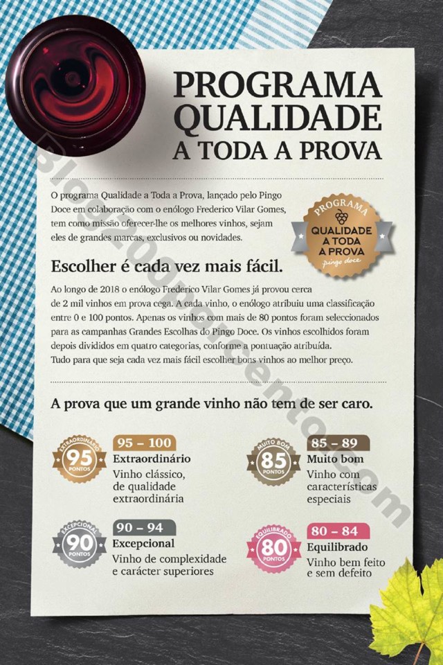 Antevisão Folheto PINGO DOCE Vinhos e Sabores Pro