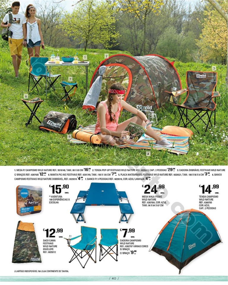 Antevisão Folheto CONTINENTE Ar livre Promoções