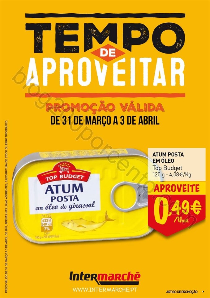 Antevisão Folheto INTERMARCHÉ Fim de semana de 3
