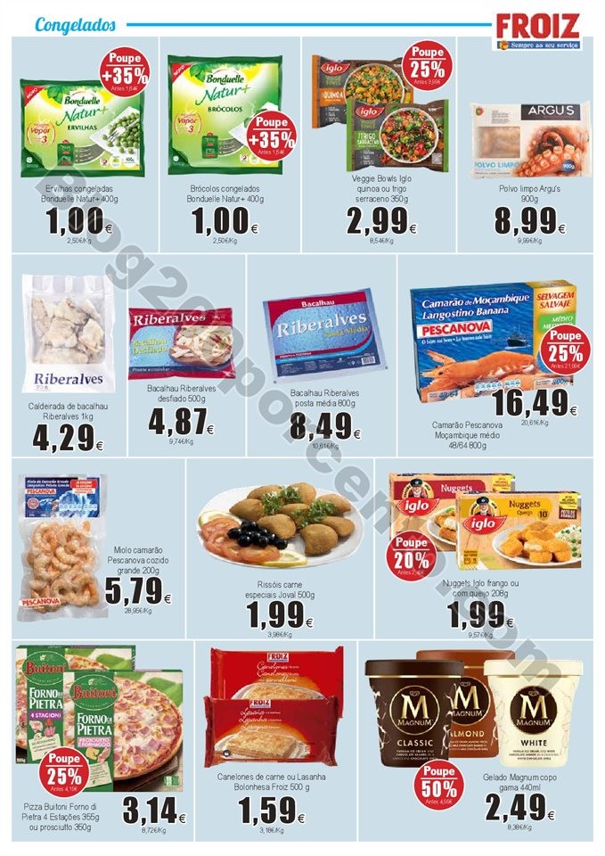 Antevisão Folheto FROIZ Natal promoções de 29 n