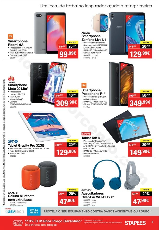 Antevisão Folheto STAPLES Promoções de 5 a 20 m