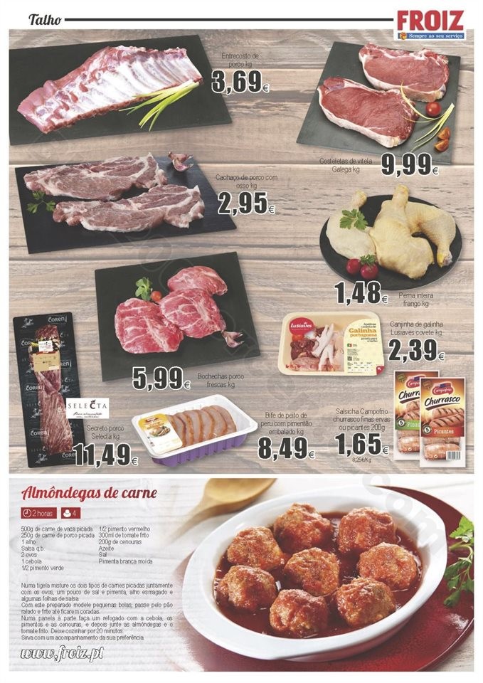 Antevisão Folheto FROIZ Promoções de 30 janeiro