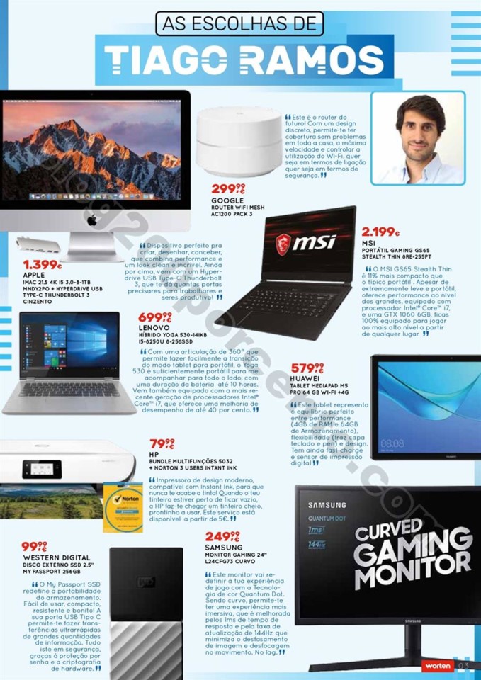 Antevisão Folheto WORTEN Especial promoções de 