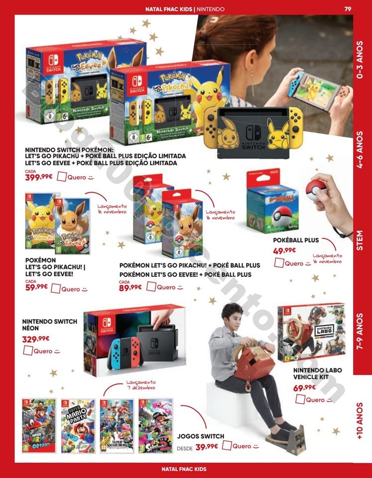 Antevisão Folheto FNAC Natal Kids Promoções de 
