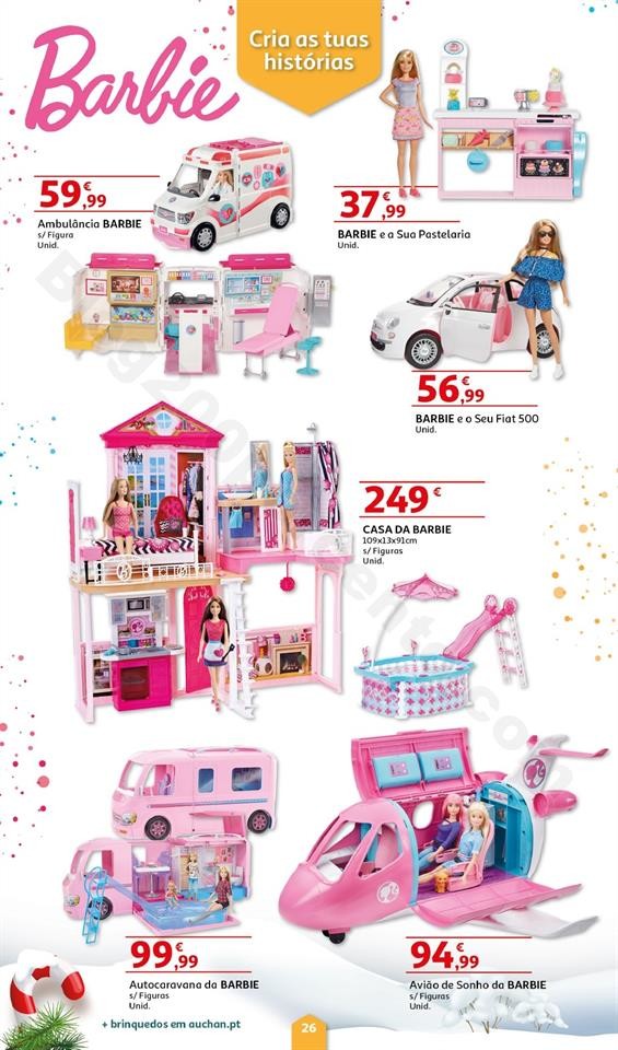 Folheto Brinquedos Natal AUCHAN Promoções de 8 n