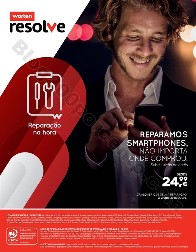 Antevisão Folheto WORTEN Mobile Promoções de 27