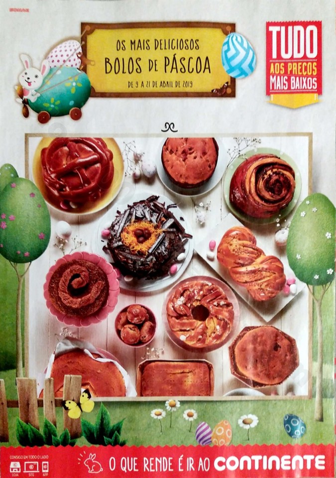 antevisao folheto continente extra Páscoa 9 a 21 