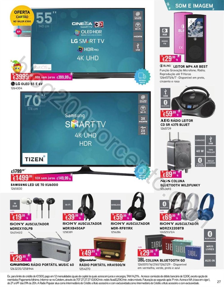 Antevisão Folheto RADIO POPULAR Natal de 1 a 24 d