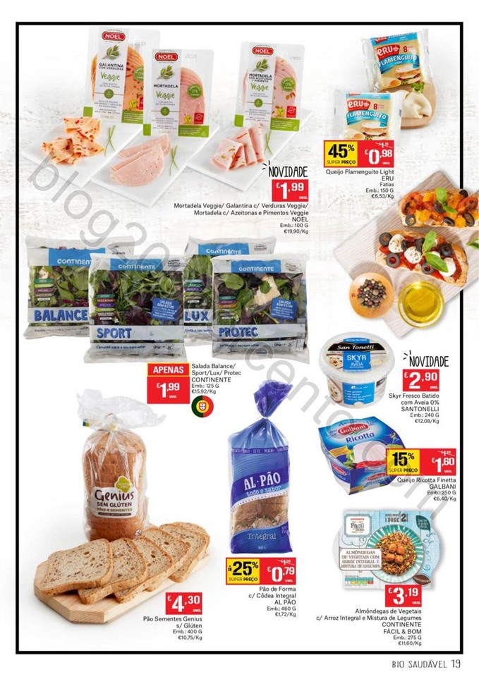 Antevisão Folheto CONTINENTE Alimentação Saudá