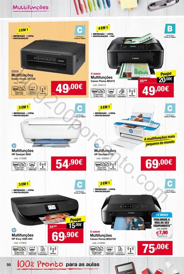 Antevisão Folheto STAPLES Regresso às aulas de 1