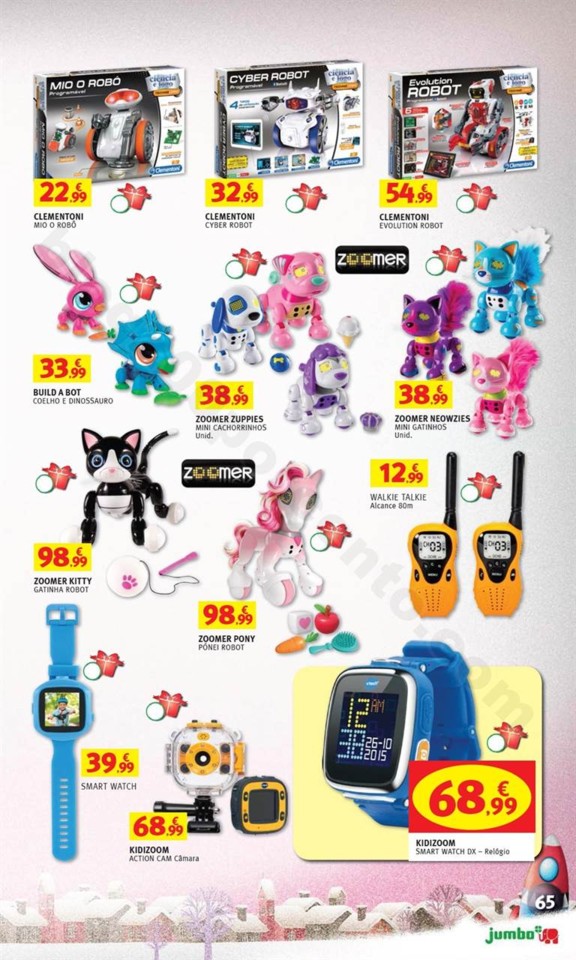 Antevisão Folheto JUMBO Brinquedos Natal promoç