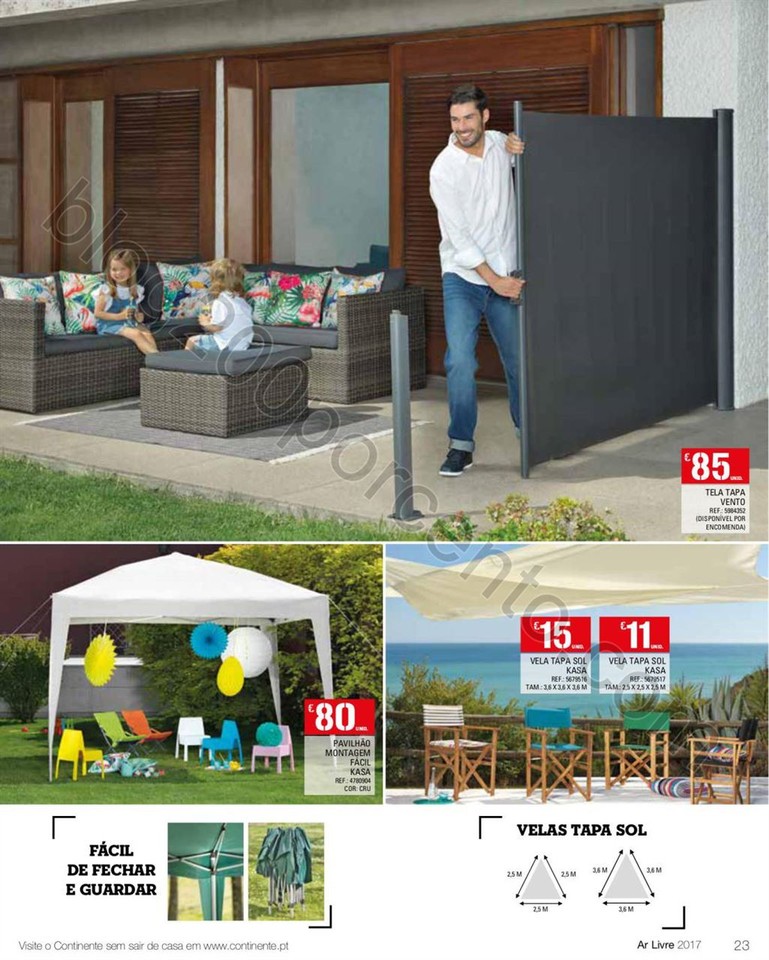 Antevisão Folheto CONTINENTE Feira Ar Livre promo
