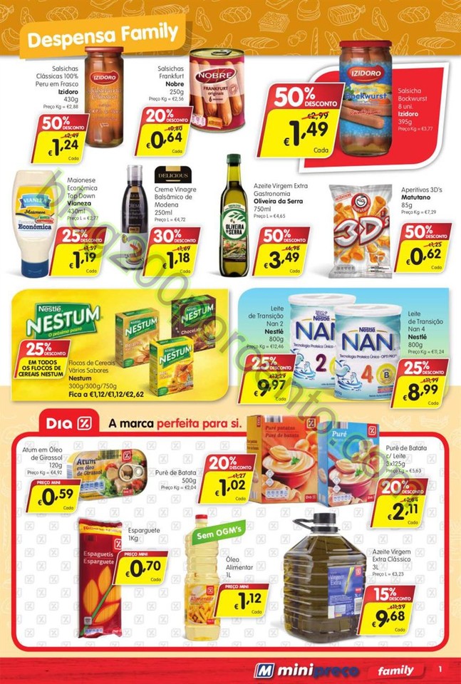 Antevisão Folheto MINIPREÇO Family Promoções d