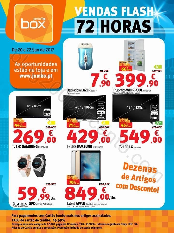 Antevisão Vendas Flash JUMBO - BOX Promoções de