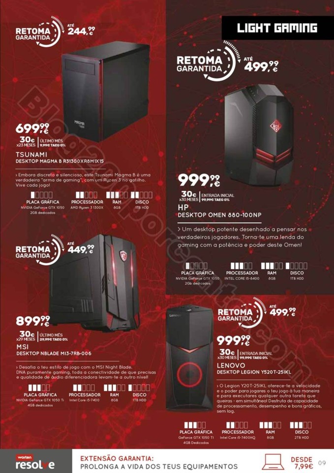 Antevisão Folheto WORTEN Gaming promoções de 26