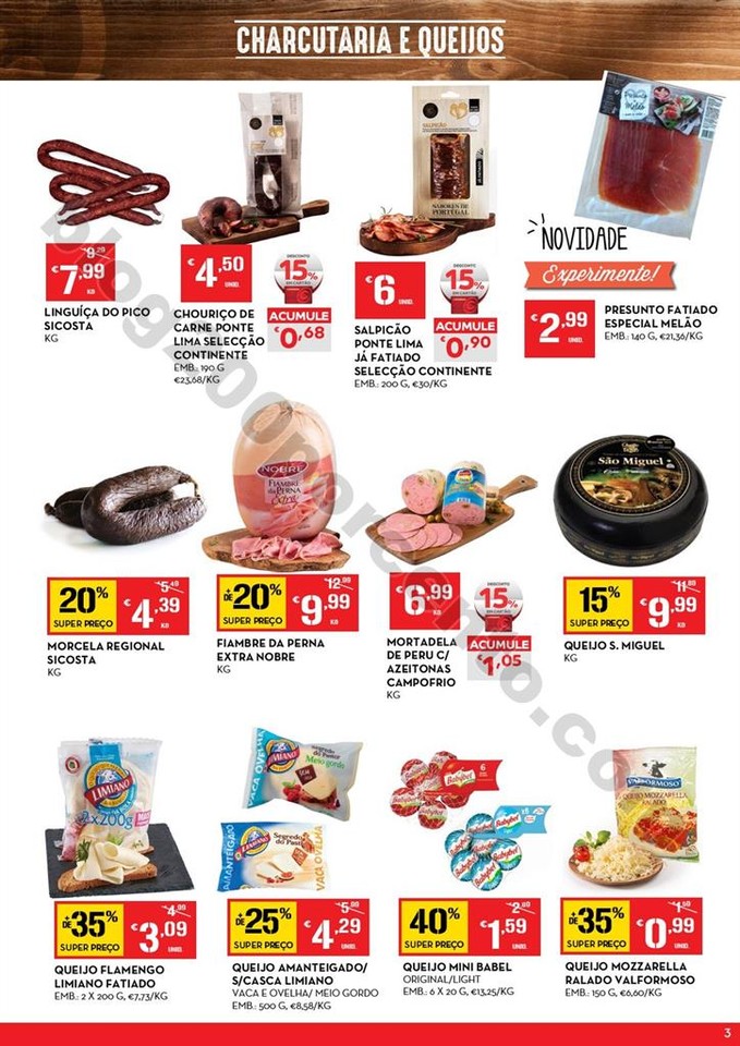 Novo Folheto CONTINENTE Açores promoções até 2