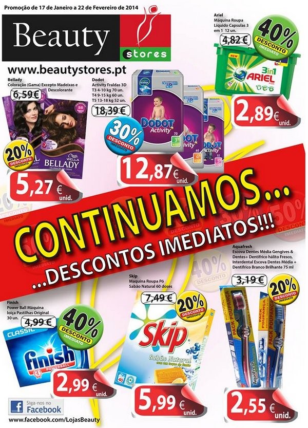 Novo Folheto | BEAUTY STORES | de 17 janeiro a 22 fevereiro