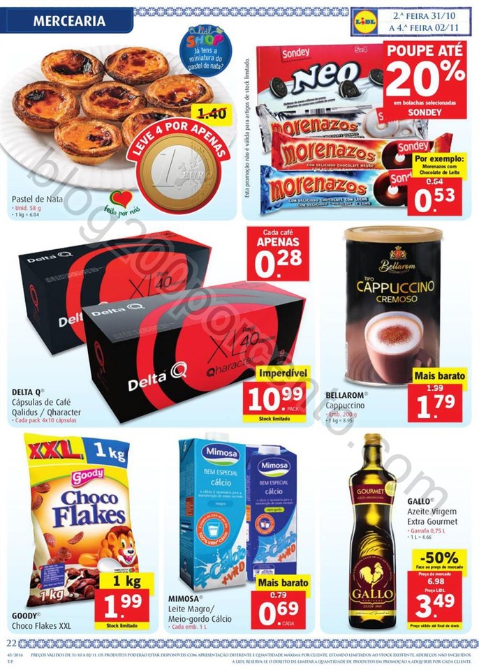 Antevisão Folheto LIDL Promoções de 27 outubro 