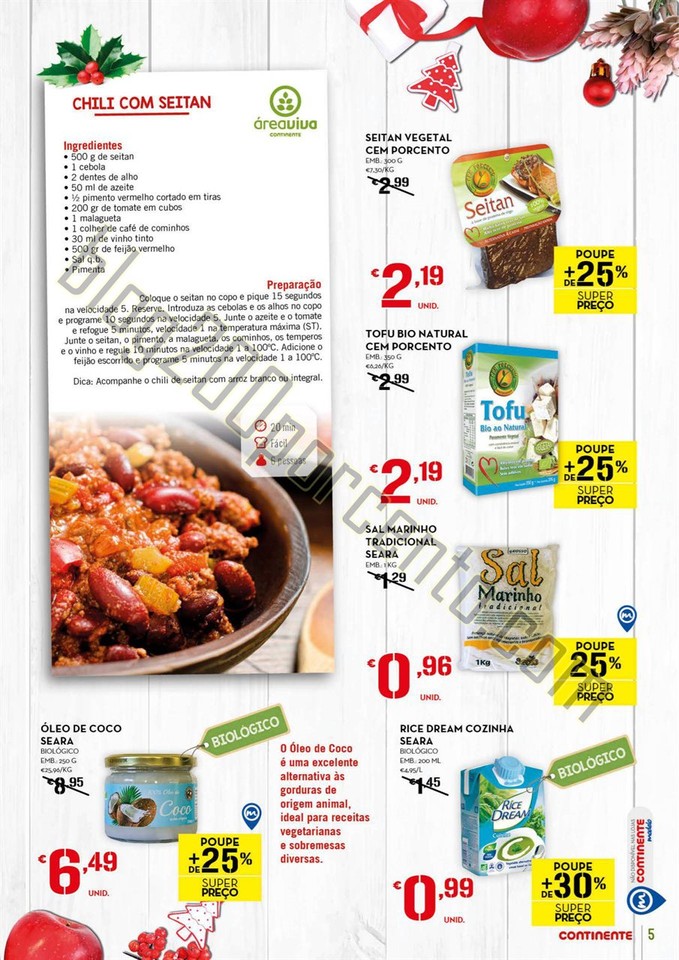 Antevisão Folheto CONTINENTE Natal Área viva de 