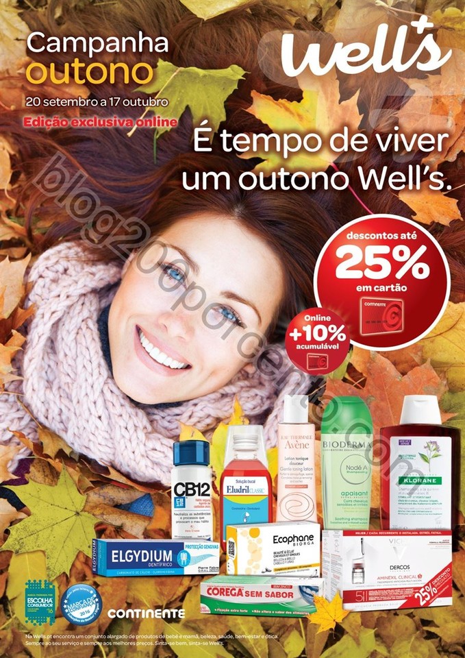 Antevisão Folheto WELLS promoções outono de 20 